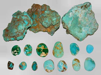 Turquoise one of the December birthstones