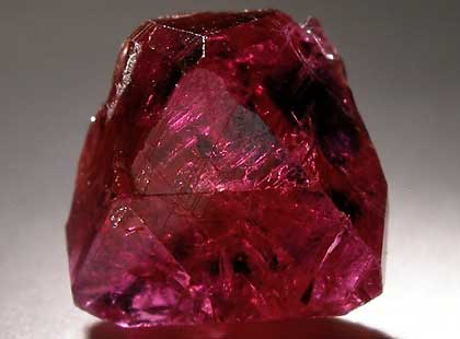 Doubly Terminated Ruby the July birthstone