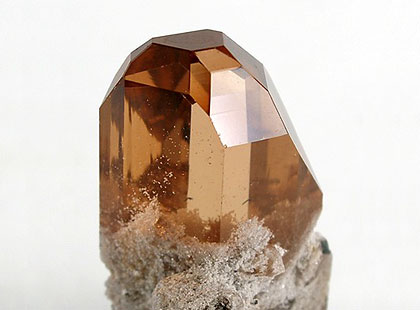 A single Topaz crystal the November birthstone