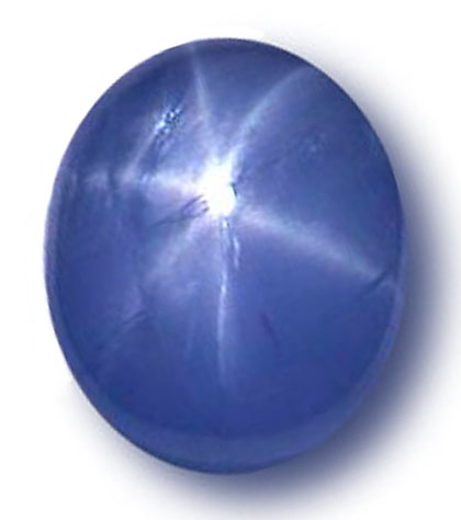 Star sapphire cabochon the September birthstone